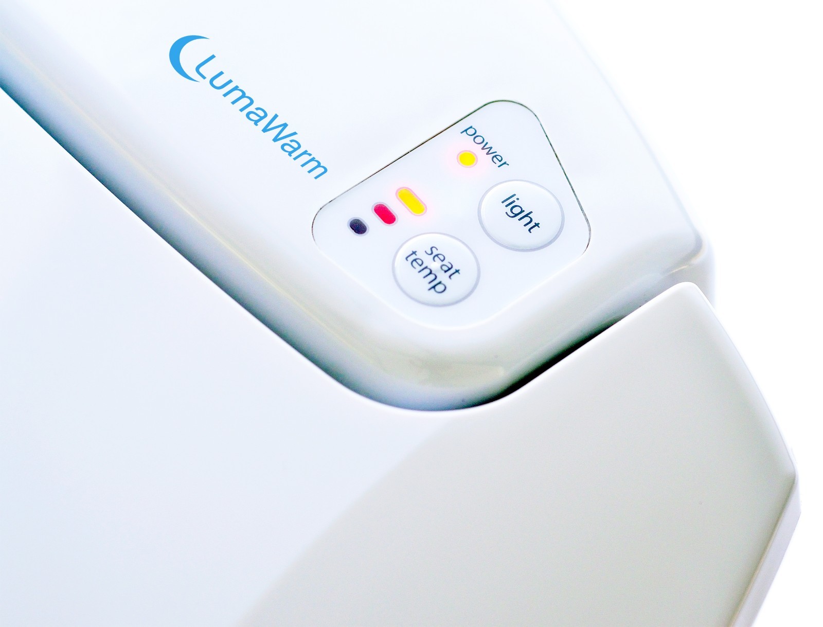 LumaWarm - ELONGATED Heated Electric Warm Toilet Seat Nightlight White Open Box