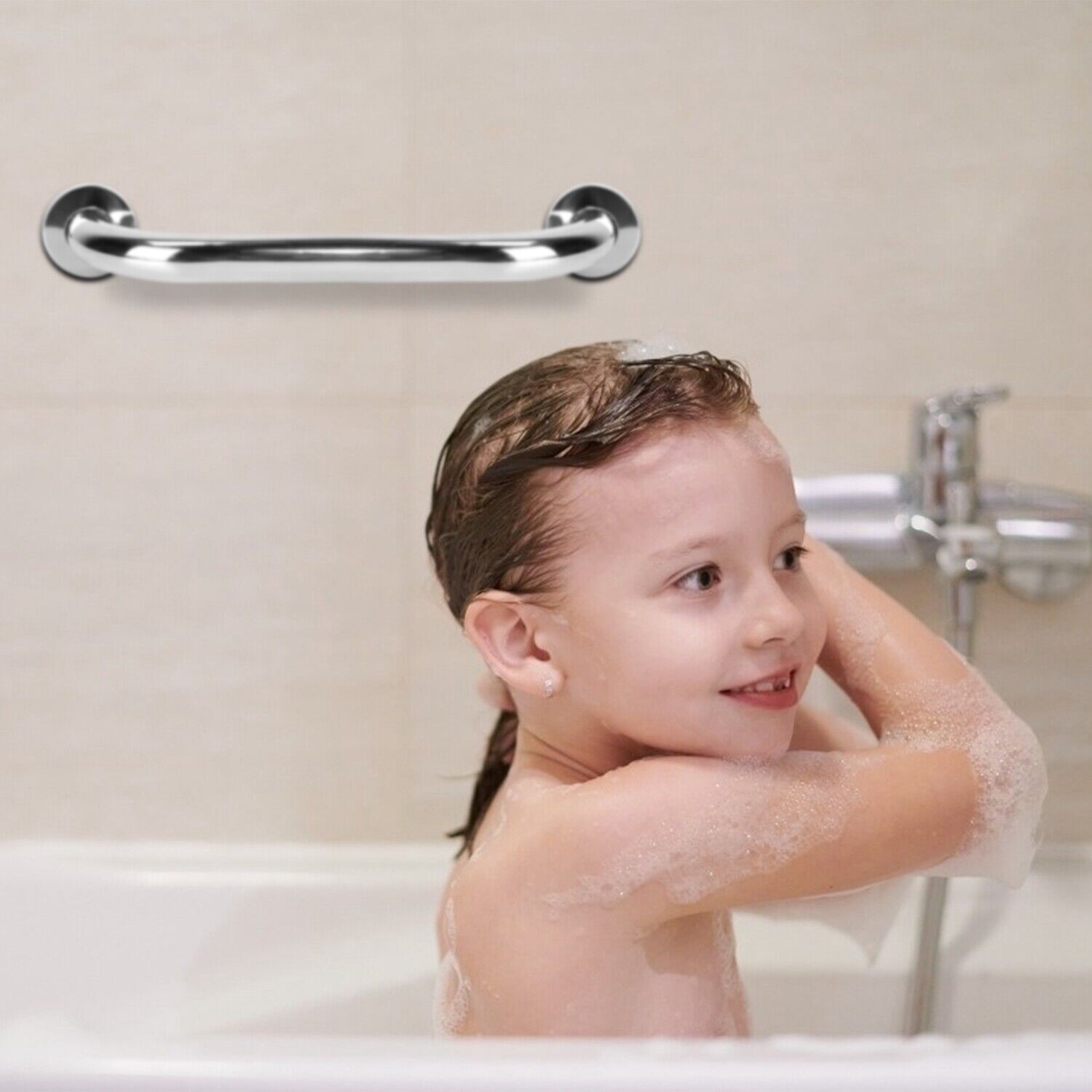 LOT Commercial Grab Bar Bath Bathroom Safety Handicap Stainless Steel Hand Rail