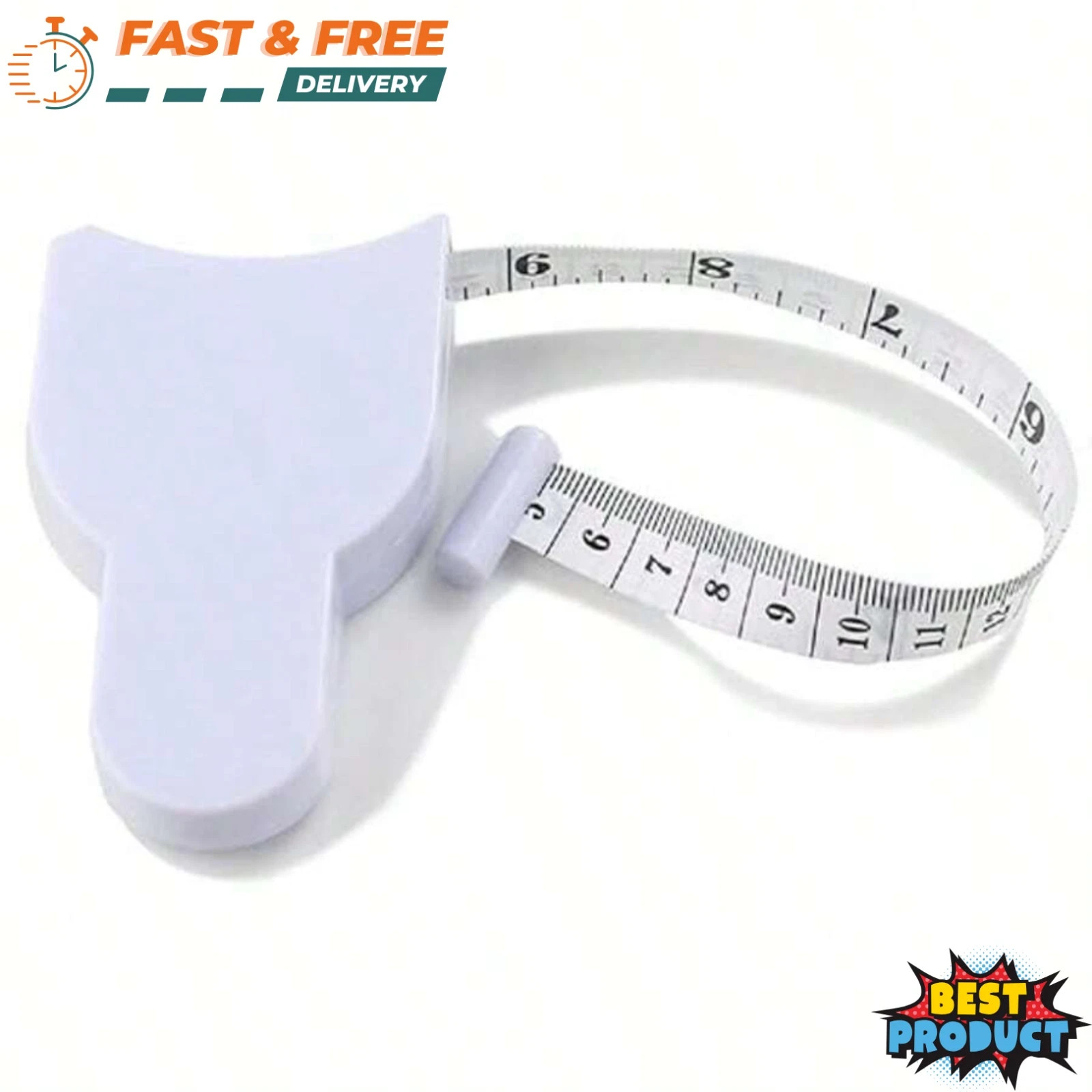 1pc Retractable Tape Automatic Precision Body Measuring for Body Waist Hip Bust