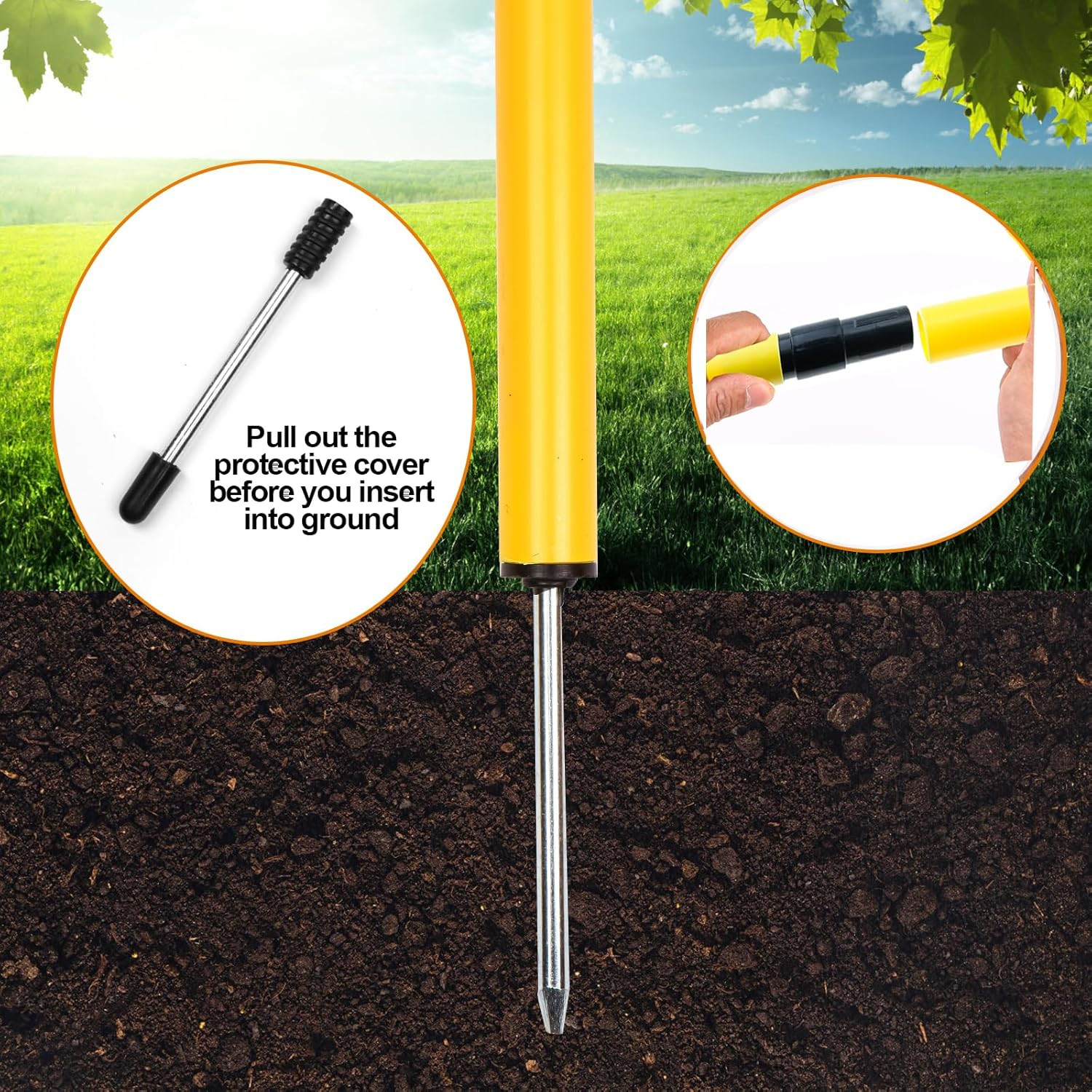 Soccer Agility Poles, Speed Sport Training Equipment for Soccer Basketball Footb