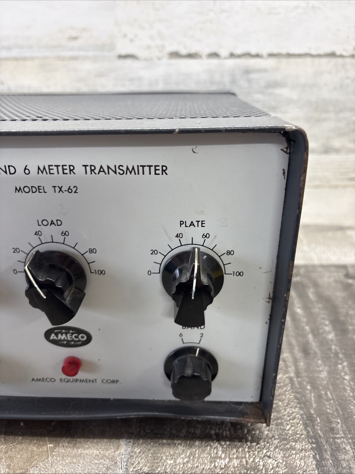 Ameco TX-62 6 & 2 meter Transmitter Old Vintage Ham Amateur Radio Tube Rig