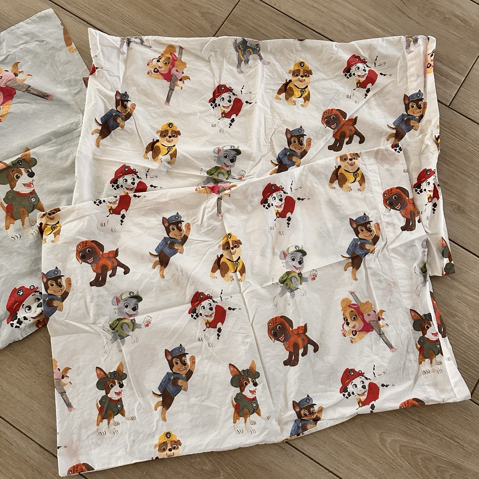 Lot 3 Pottery Barn Kids' Paw Patrol Organic Cotton Pillow cases / Sham