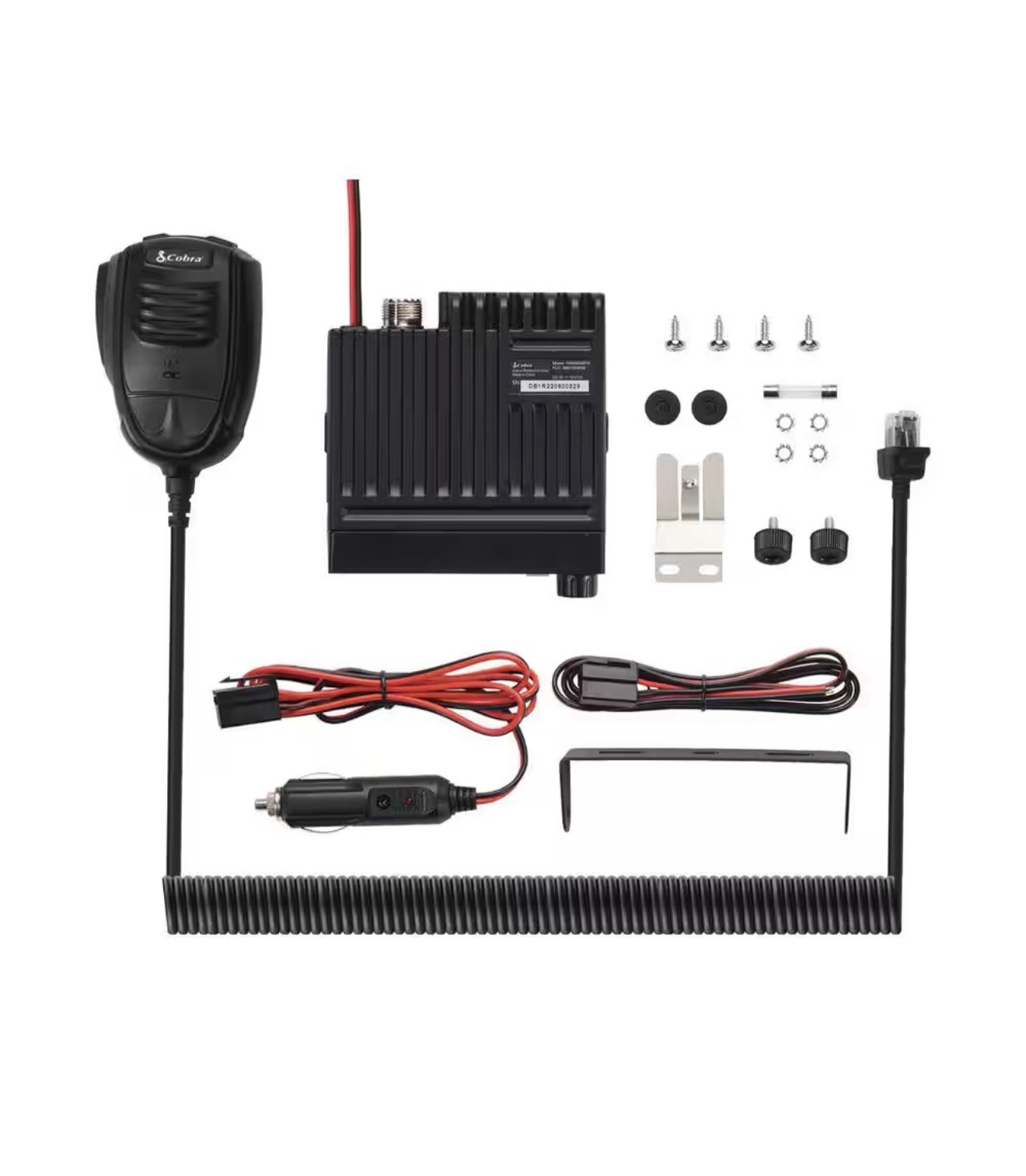 Cobra 19 MINI Mobile CB Radio 40 Channels Channel Monitor Menu Lock Black