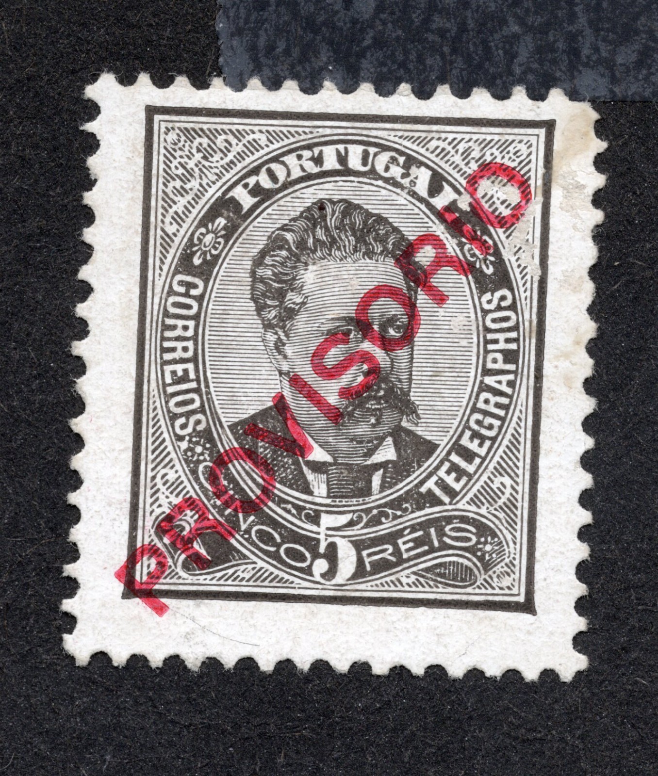 Portugal 1893 5r Gray Black - Scotts Guide 81