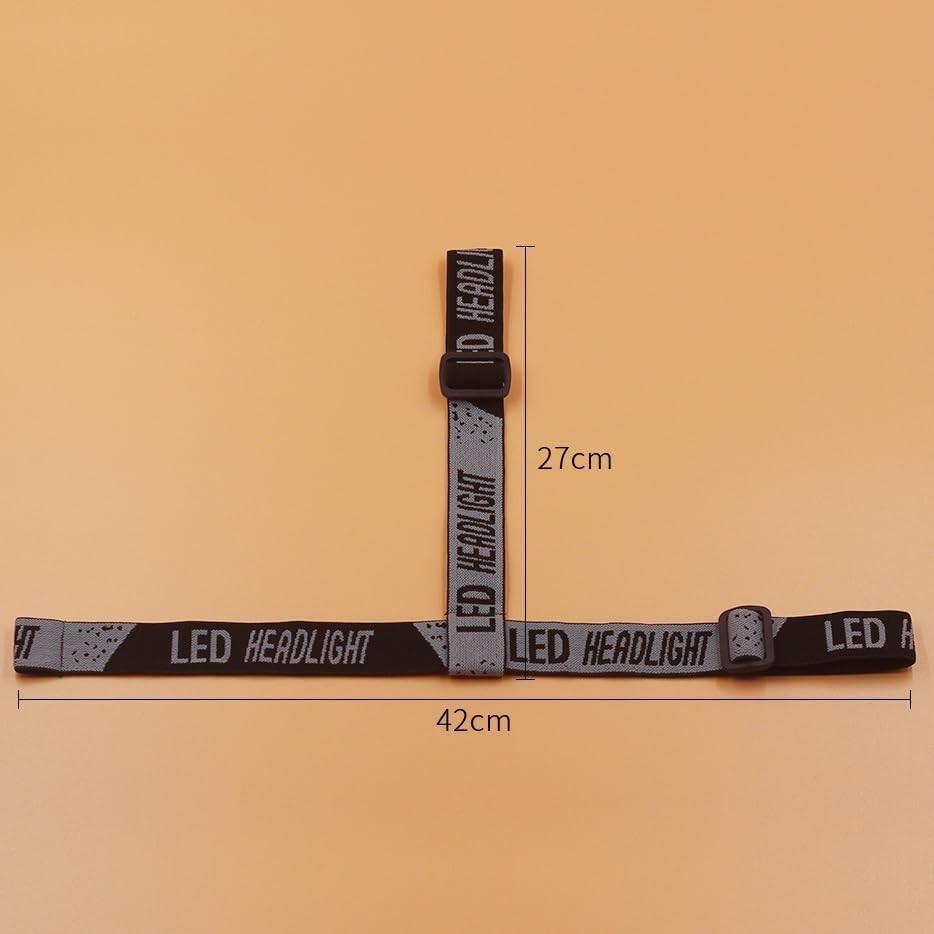 1 or 4 Pack Headlamp Strap Replacement Headband Head Lamp Elastic Head Band Belt