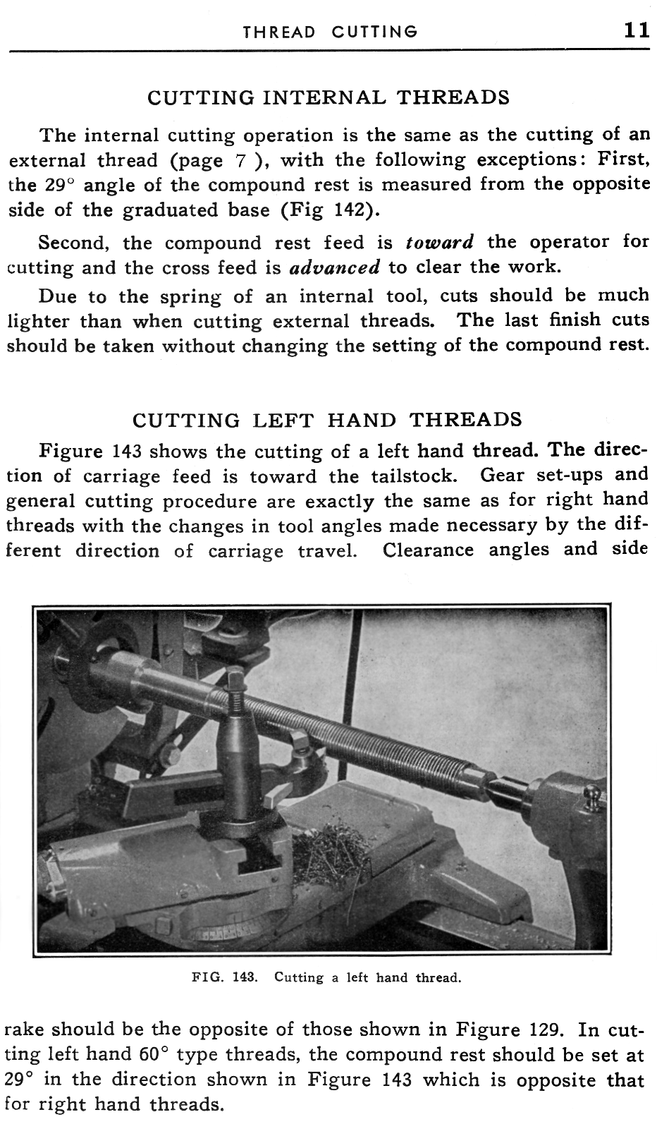 ATLAS/CRAFTSMAN 12" New Metal Lathe Threading Operation Manual 0053