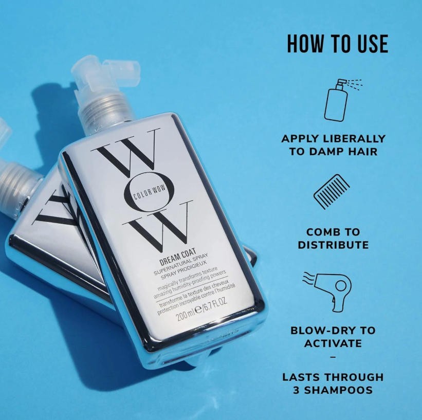 Color Wow Dream Coat Supernatural Spray Anti-Frizz Anti-Humidity 6.7 oz/200mL