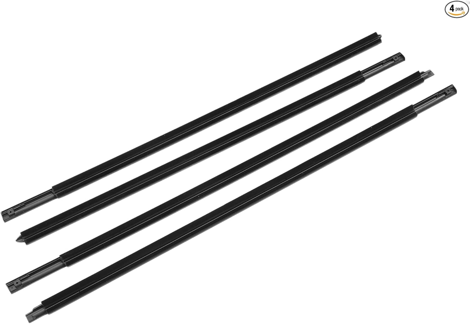 4pcs Weatherstrip Window Trim Seal Belt Car Outside Window Seal Belt for 1500 2
