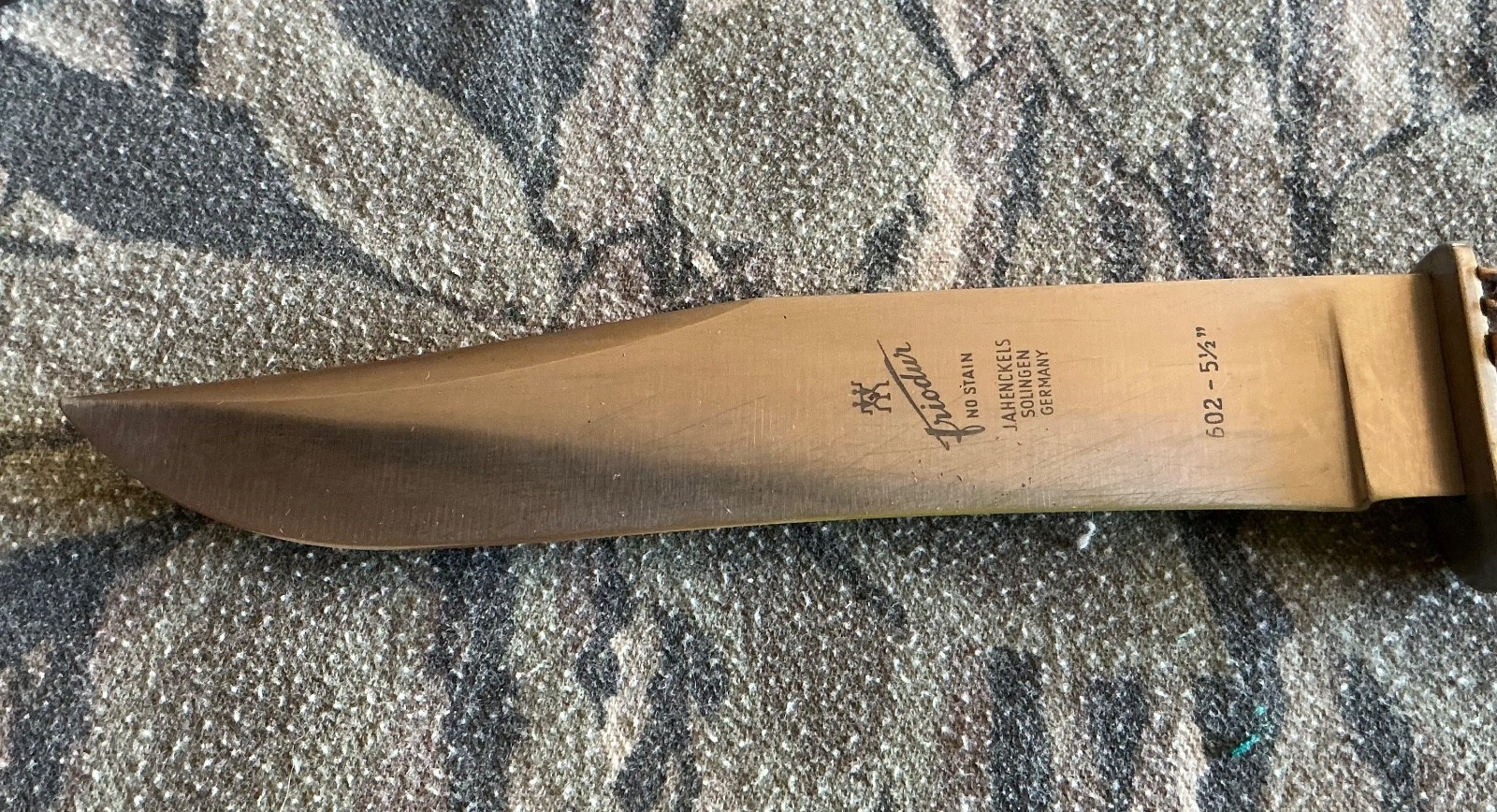 JA Henckels 602 Friordur Solingen Germany Stag Handle Knife w/ sheath