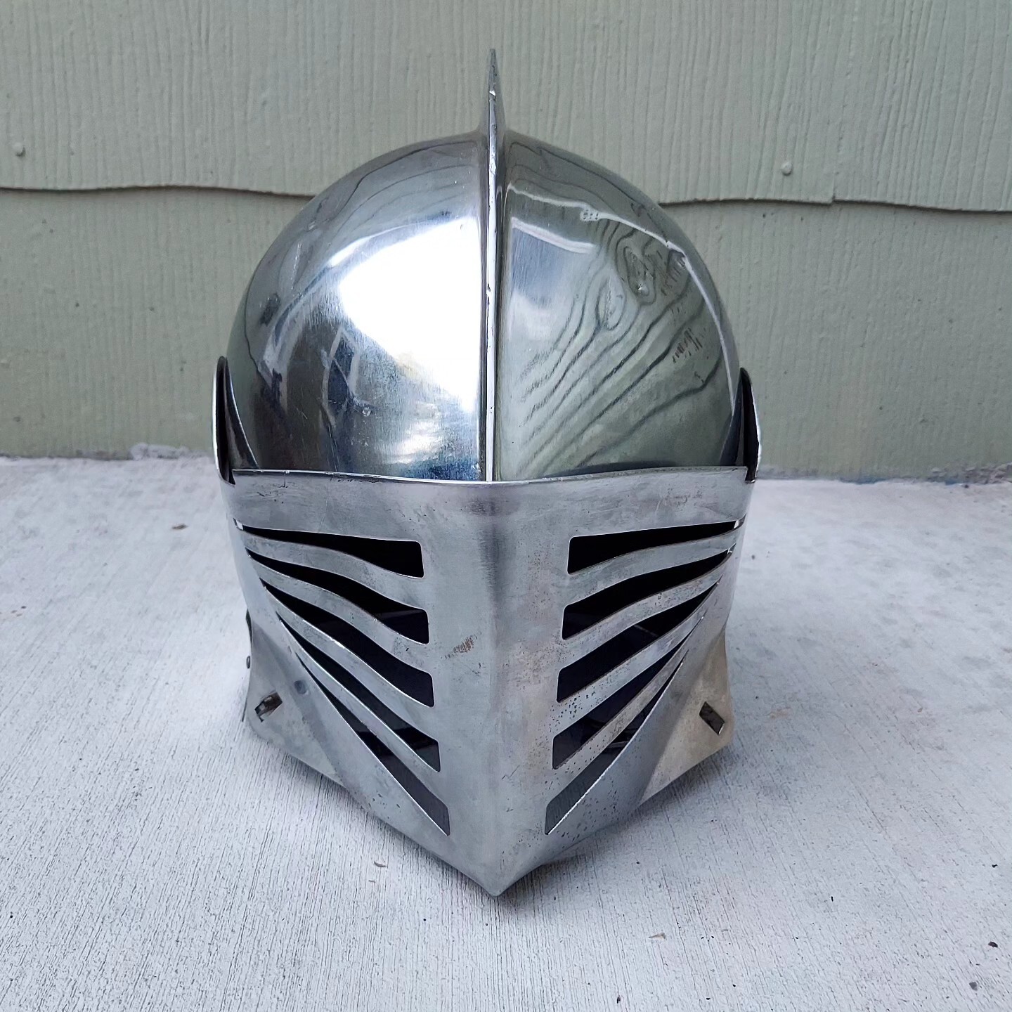 SCA Functional Armor Helm Leather Interior Medieval Knight Helmet