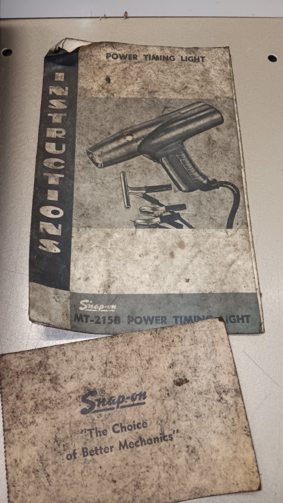 Vintage Snap-On MT-215B Timing Light With Case.