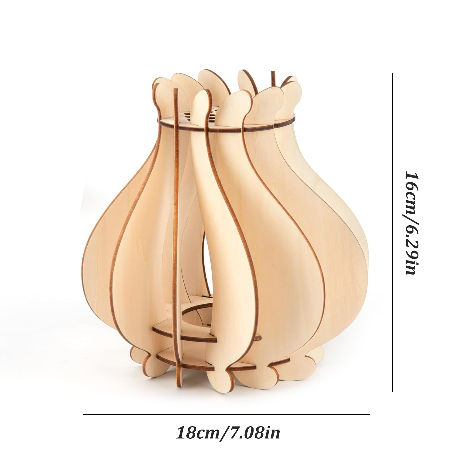 Vase for Lego Flowers Wooden Flower Vase for Lego Flower Bouquet Building Set