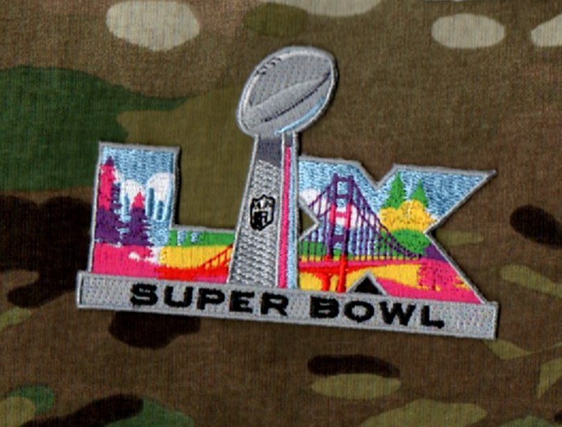 SUPER BOWL LX 2/8/2026 SEAHAWKS vs PATRIOTS⭐embroidered⭐iron/sew-on SB60 PATCH