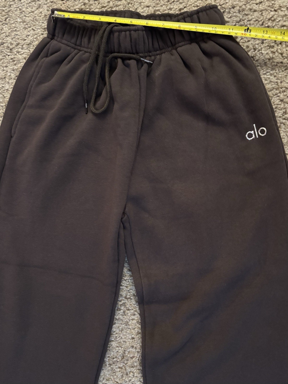 Alo Yoga Accolade Sweatpants Espresso Size Extra Small XS