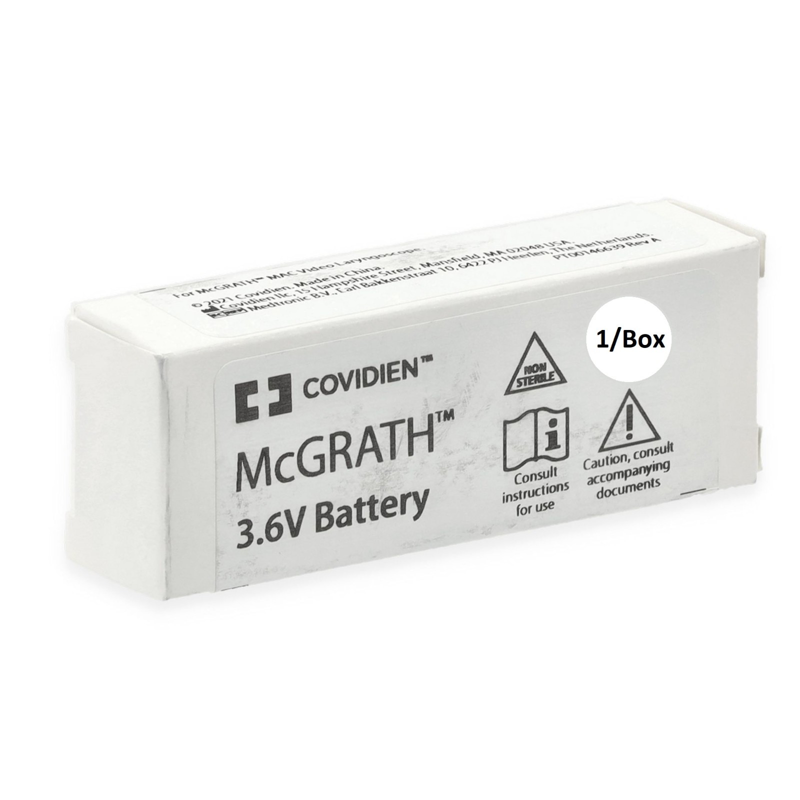 Covidien OEM Battery McGrath MAC Laryngoscope 3.6v Lithium battery 340-000-000