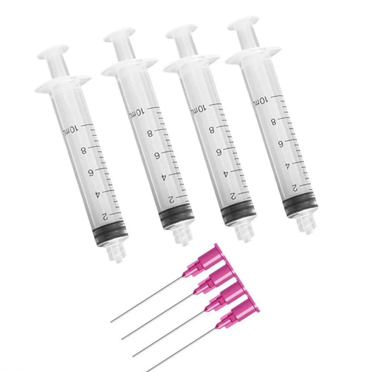 4 x 5ml NEEDLE SYRINGES TO REFILL INK CISS CIS REFILLABLE CARTRIDGES