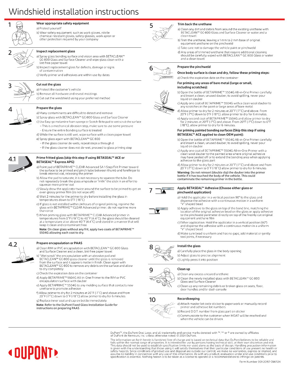 Betaseal Express APG Primerless Auto Glass Urethane Adhesive 2 Tubes BB 12-1-25