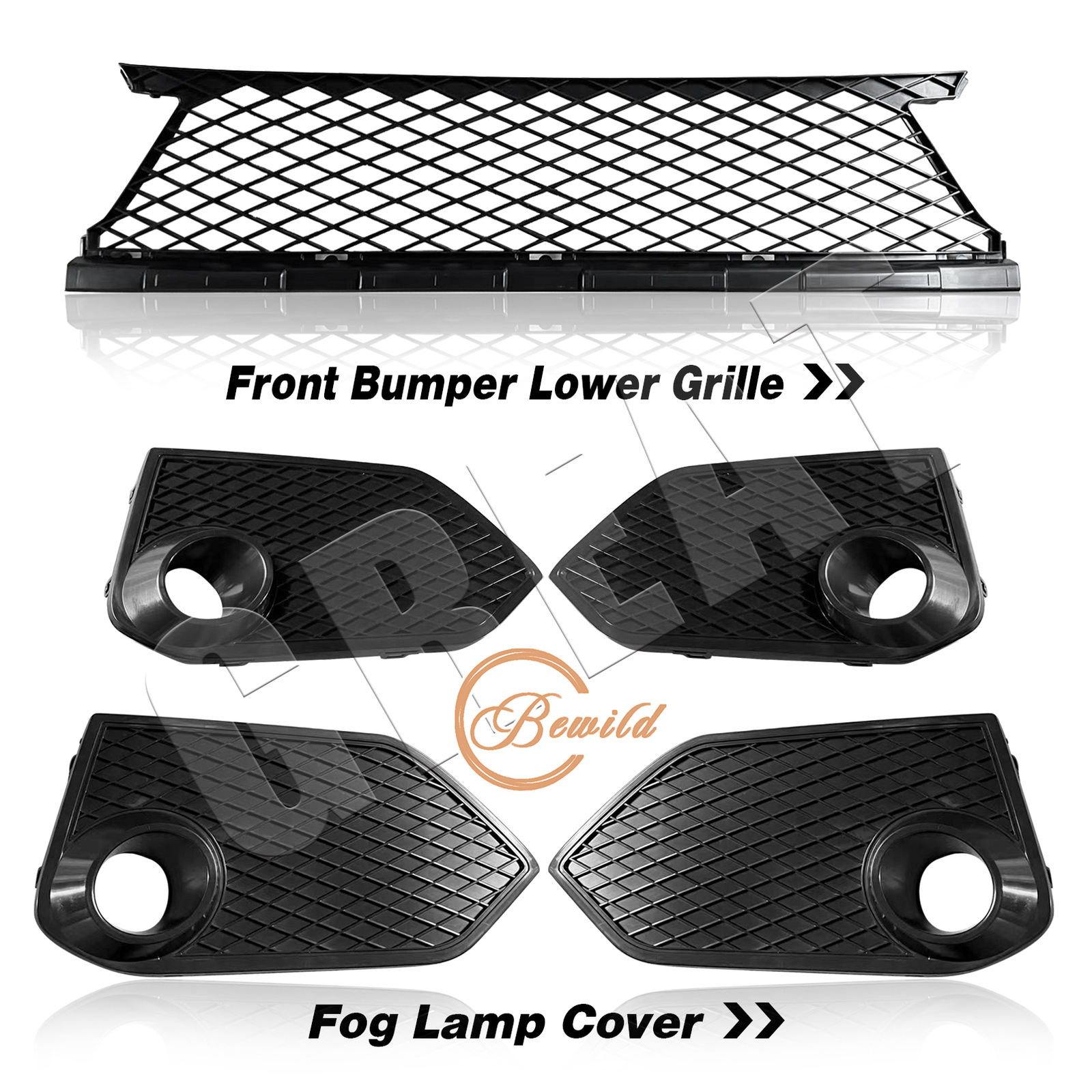 Retrofit Front Bumper Body Parts Kit For 2016-2018 Honda Civic 4-Door Sedan