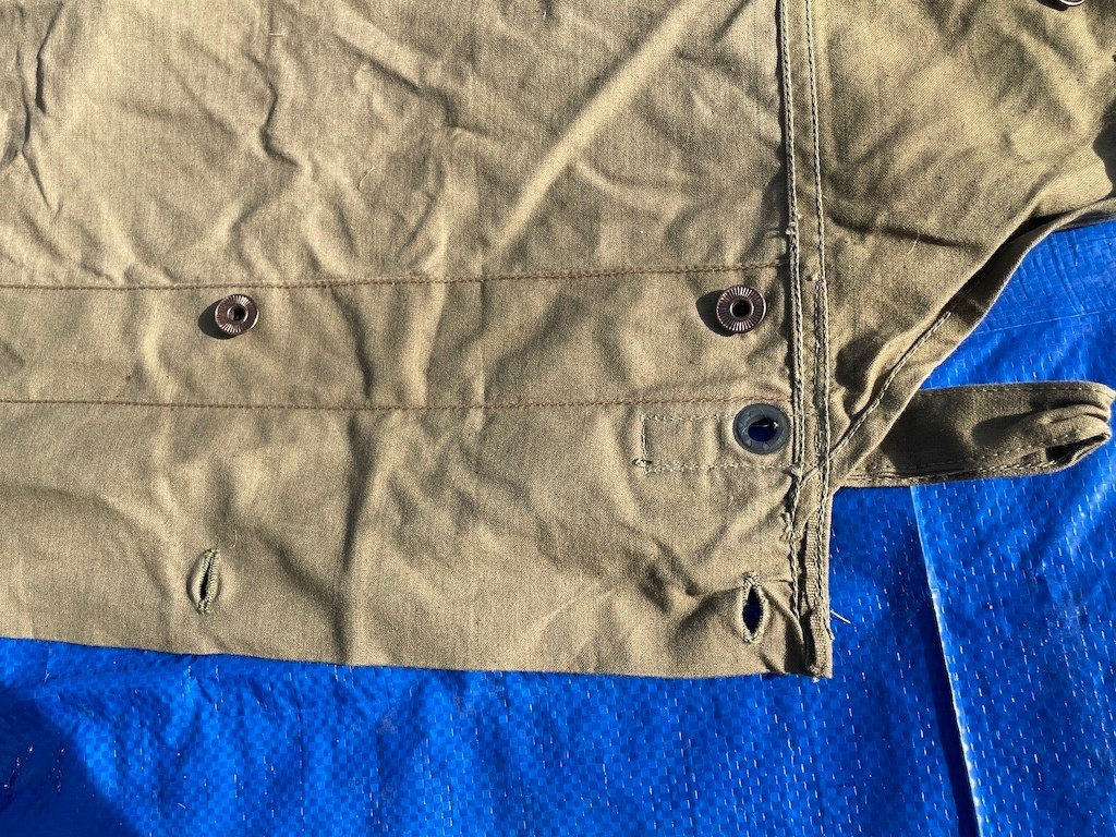 Original M1910 US Military Shelter Half EARLY RARE WW1 Doughboy Pre WW2 Tent Pup