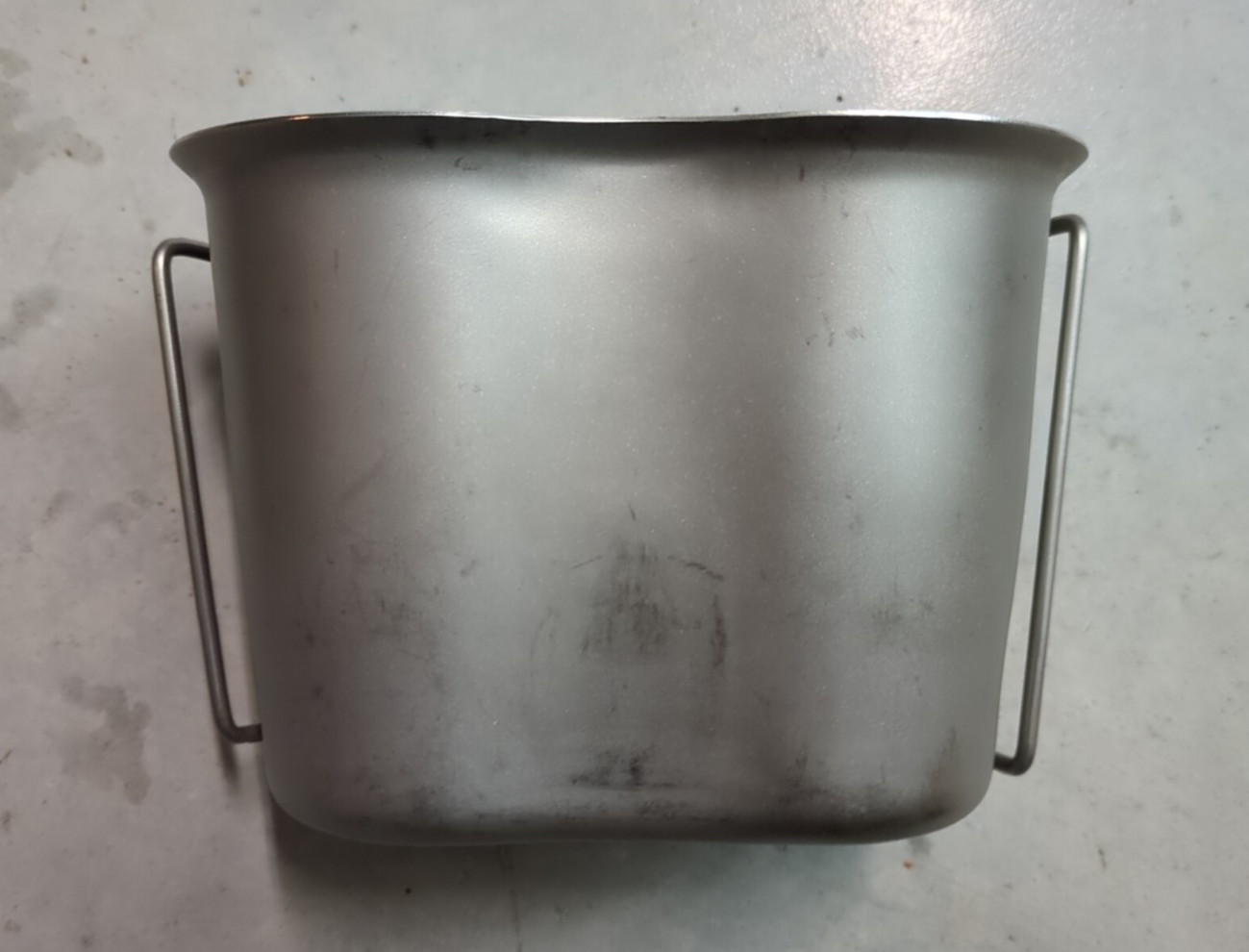 Vintage Desert Storm Era US Military 1-Quart Steel Canteen Cup