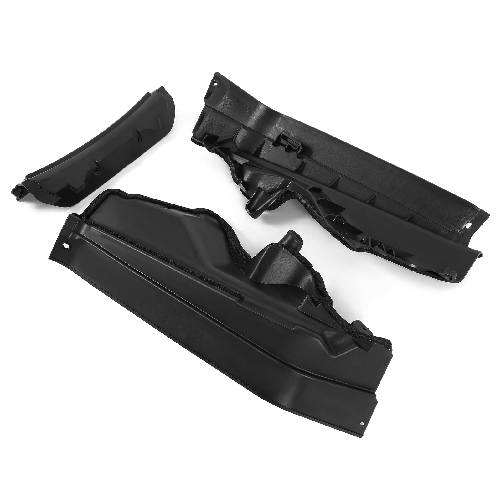 3PCS Engine Upper Cover Compartment Partition Panel For BMW X5 X6 E70 E71 06-14