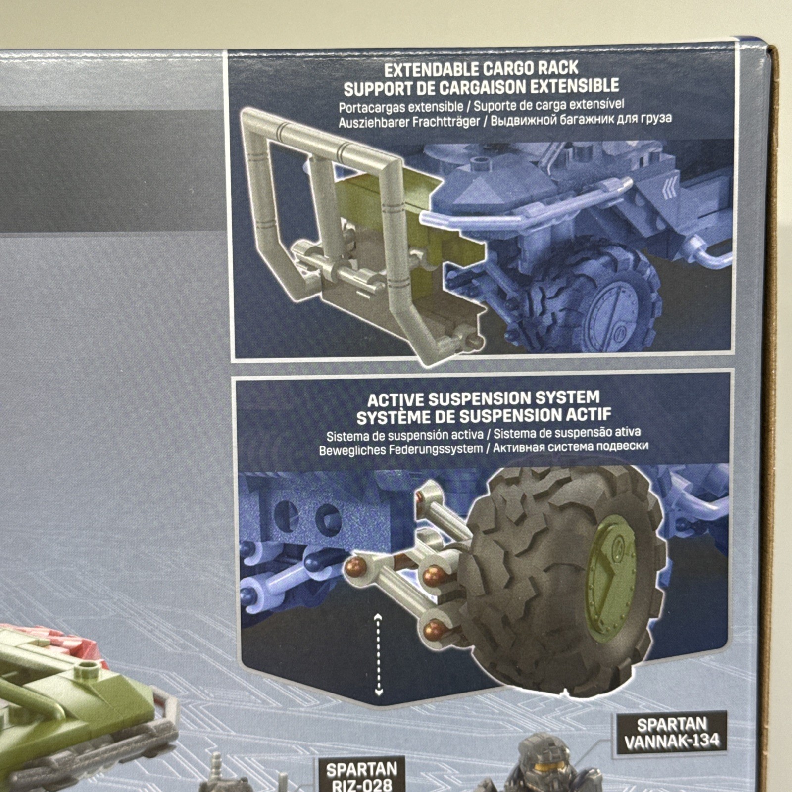 Mega Construx Halo FLEETCOM WARTHOG with 5 Figures 462 pcs Spartan Chief HNC57