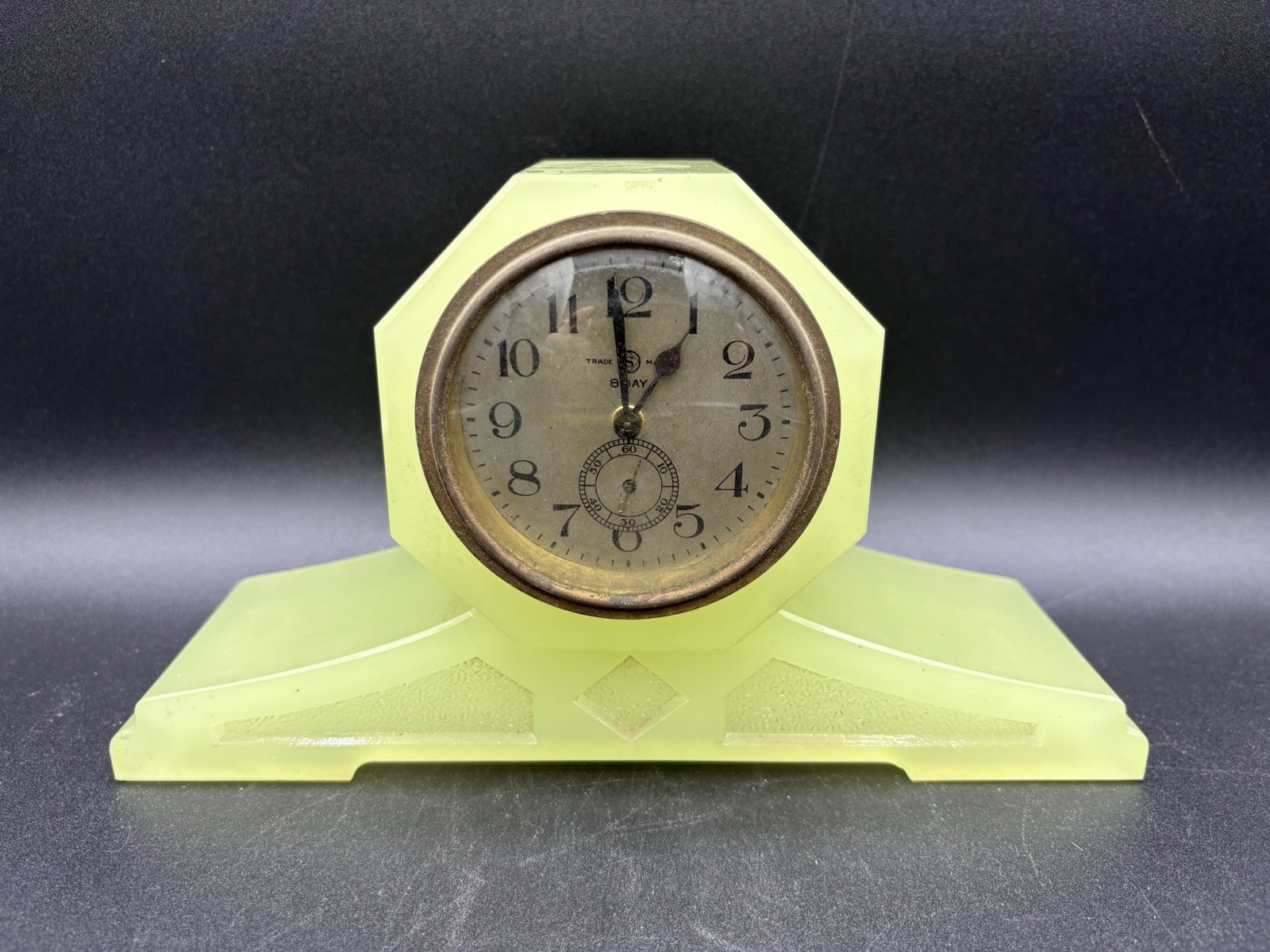 Uranium Glass Clock