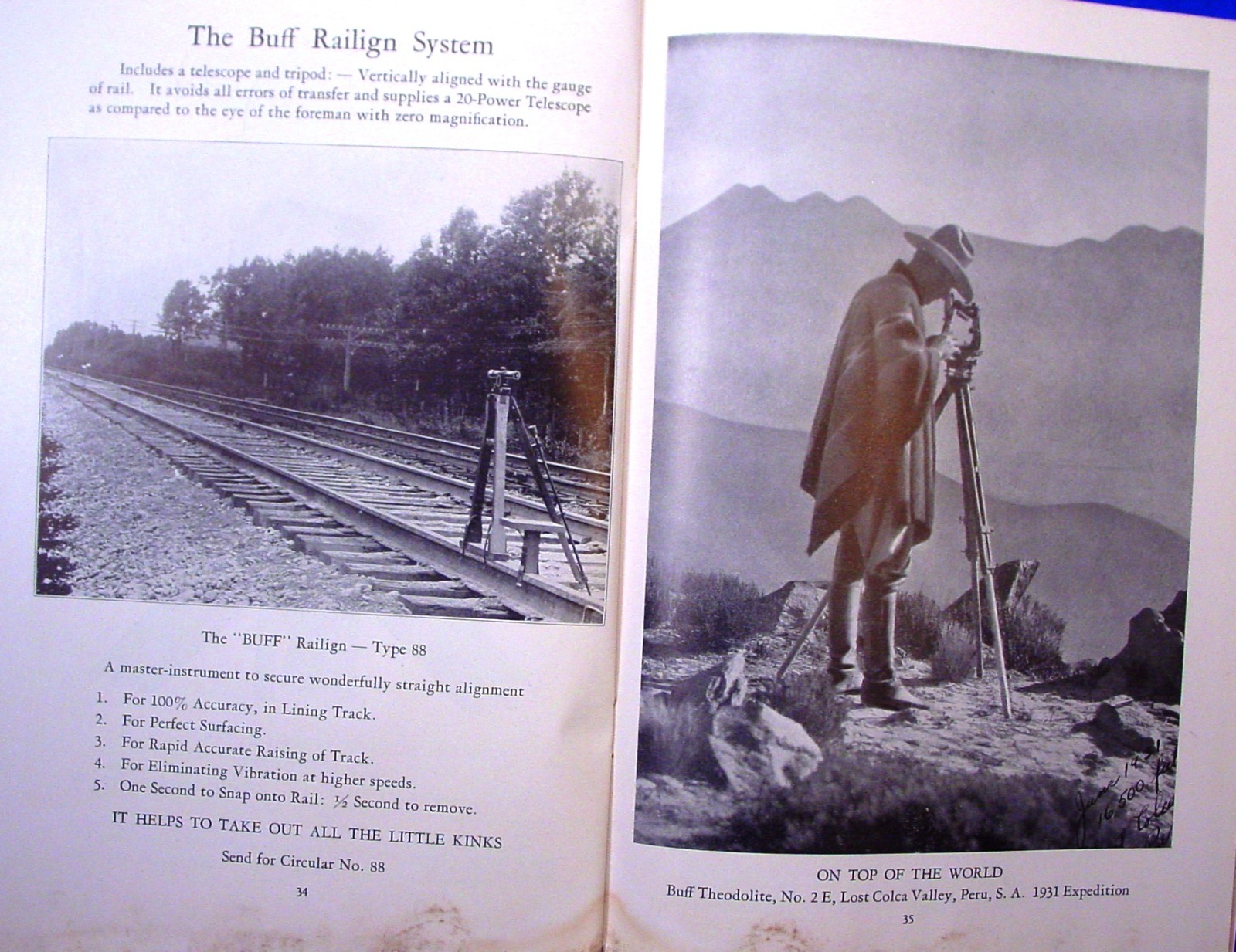 1935 Buff & Buff Surveying Insts. Catalog