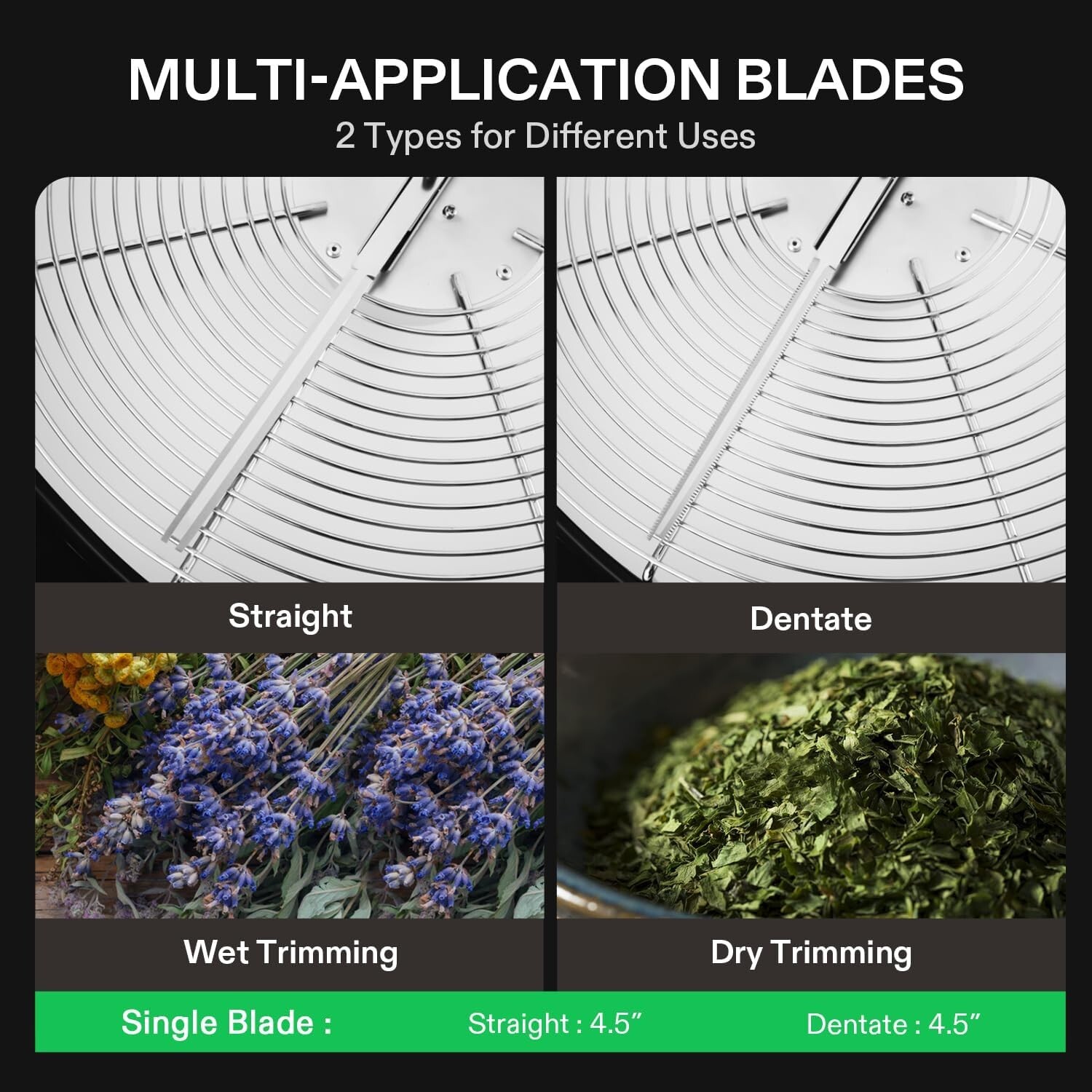 VIVOSUN 13 in Bud Leaf Bowl TrimmerClear Visibility Dome,Stainless Steel Blades