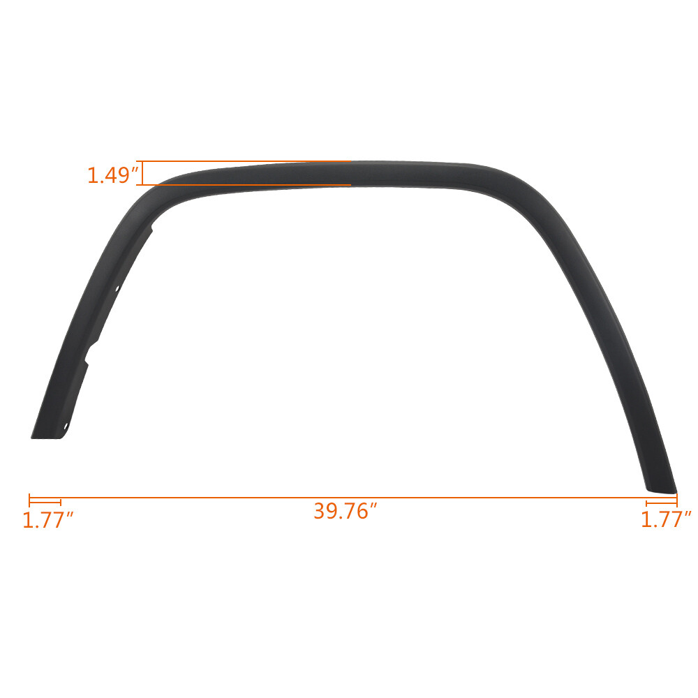 Front Driver Side Plastic Fender Flare Fit For Jeep Grand Cherokee 2011-16 Left