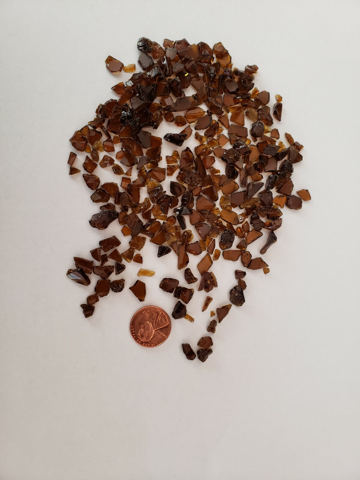 40 Pounds Fire Pit Glass Rock - 3 COLOR Options - Lowest Cost Per Pound!