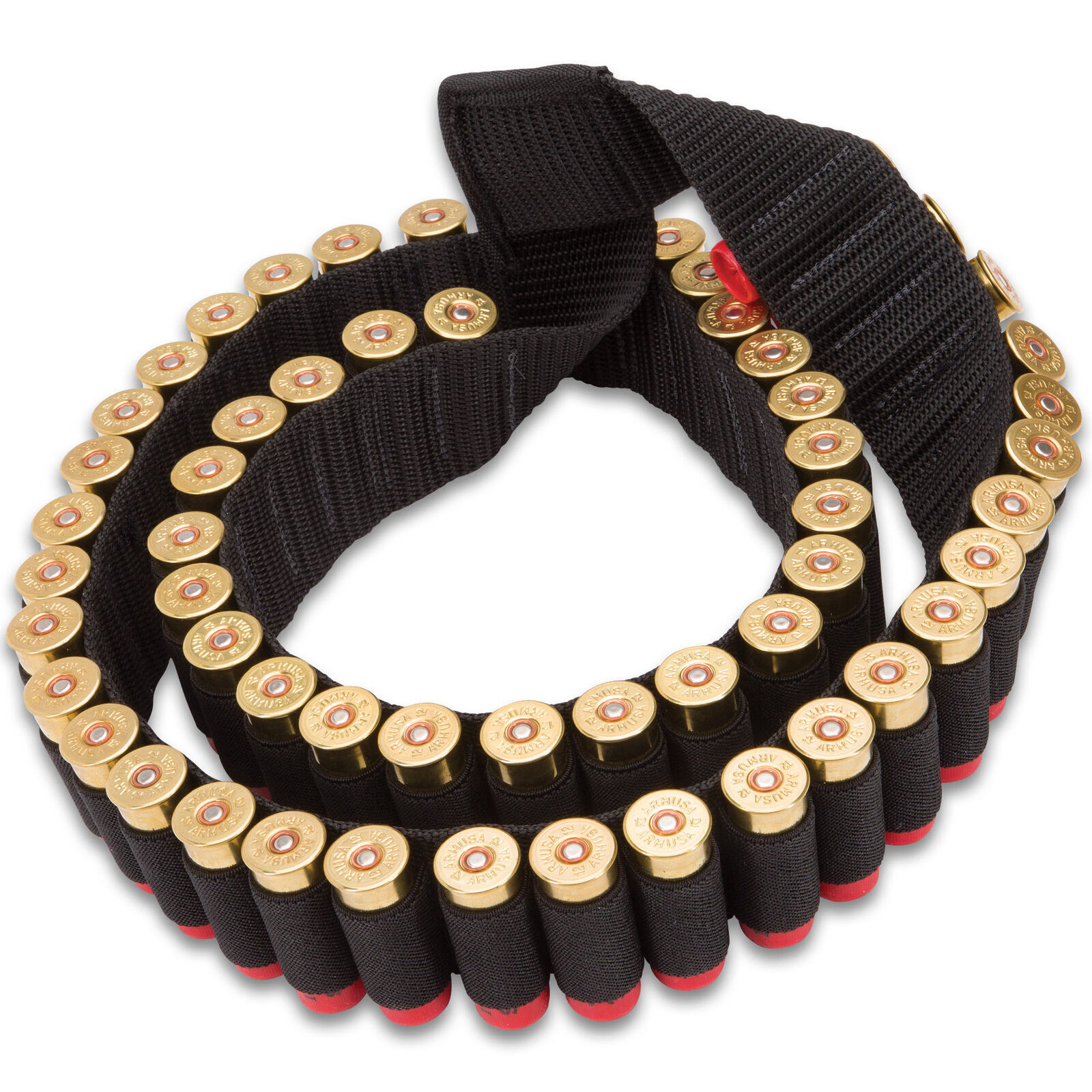 Tactical Shotgun Shell Shotshell Shoulder Ammo Bandolier Sling High Capacity 12G