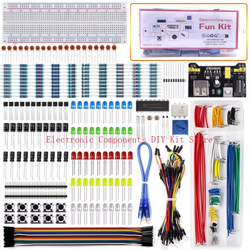 830 Hole Breadboard Kit for Arduino R3 Electronics Starter Kit Wires LEDs
