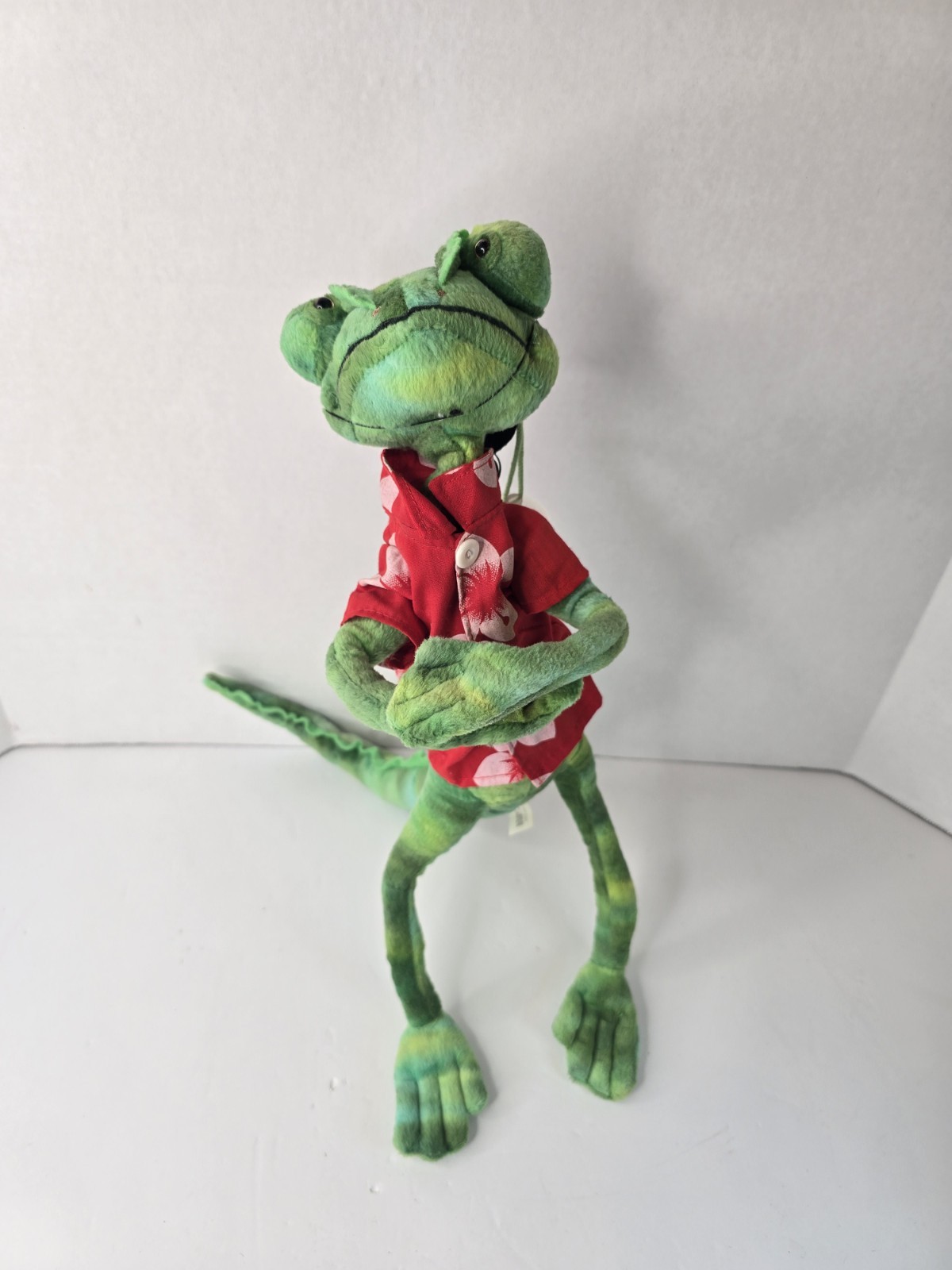 Rare RANGO Movie Johnny Depp Chameleon 18" Bendable Posable Plush Figure Hanger