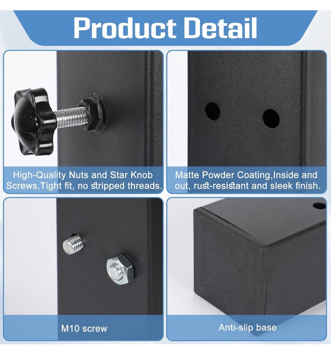 4 Pack 3.15” Diameter Dorm Bed Risers Heavy Duty 11.8LB Metal New