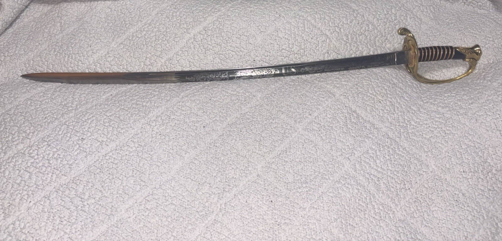 A High Quality Reproduced Model 1850 Staff & Field Officer Sword w/ Scabbard