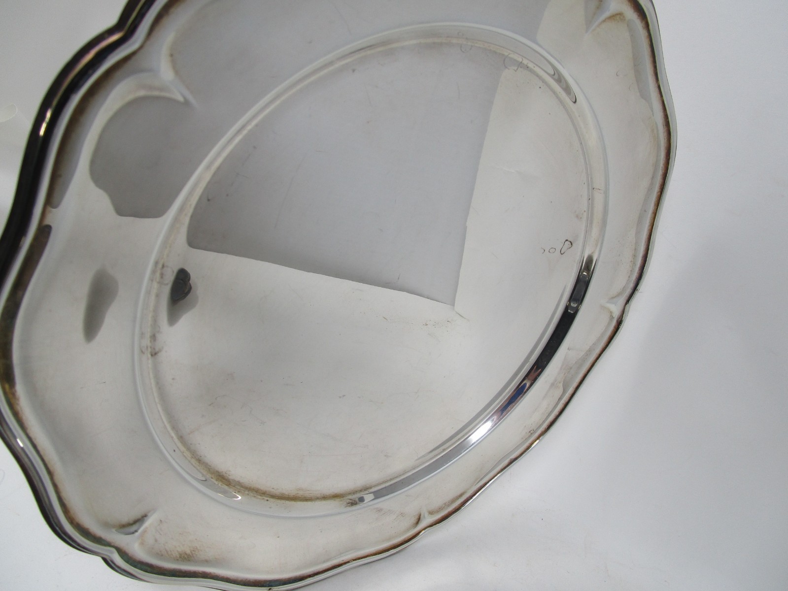 5 TOWLE Silverplate Chargers 11 3/4 inches