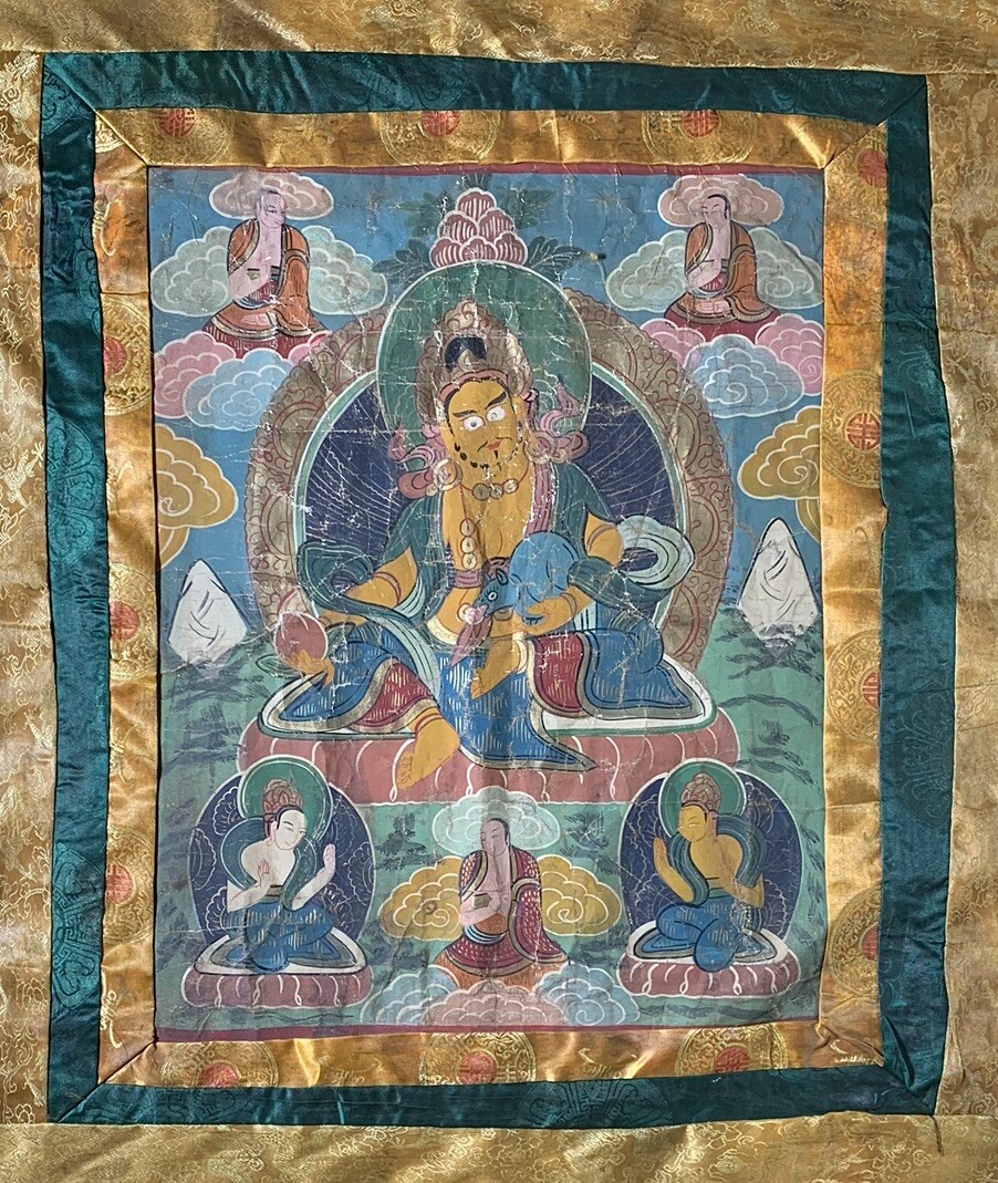 ANTIQUE TIBETAN THANGKA PAINTING
