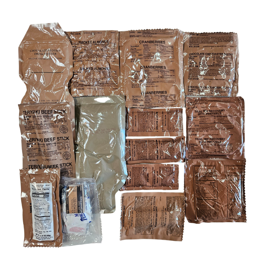 NEW USGI CLOSE COMBAT ASSAULT RATIONS [CCAR] - 2028 INSPECTION - YOU CHOOSE MENU