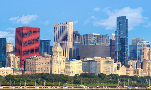 TrainJunkies Big City 5 Model Railroad Backdrop