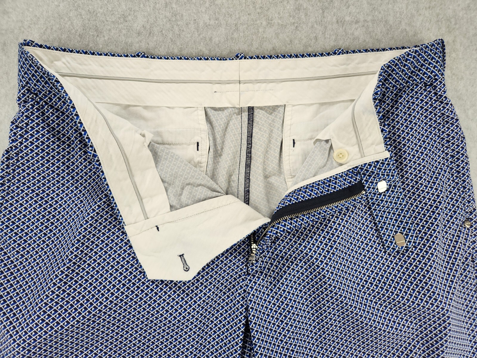 Soft! RLX Men’s Ralph Lauren Blue Black Golf Shorts 4 Pockets Large Size 36