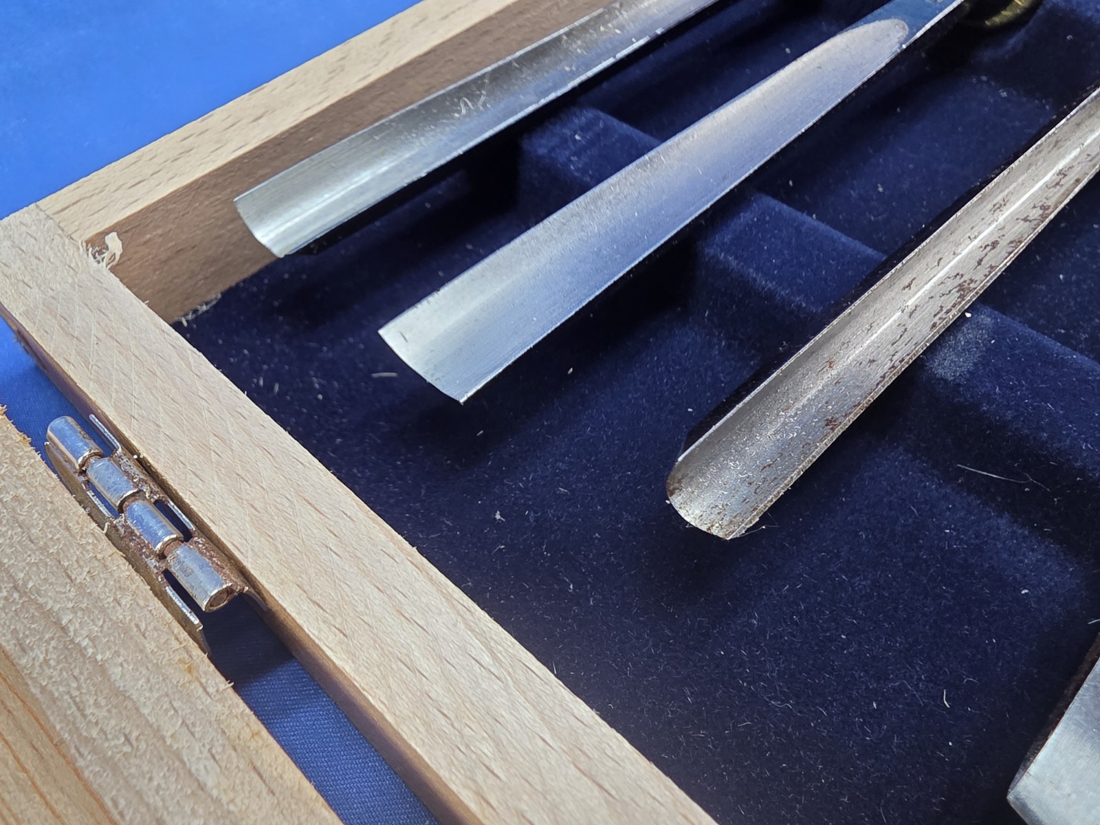 Vintage FREUD CS-112 12-Piece Woodworking Carving Chisel Set