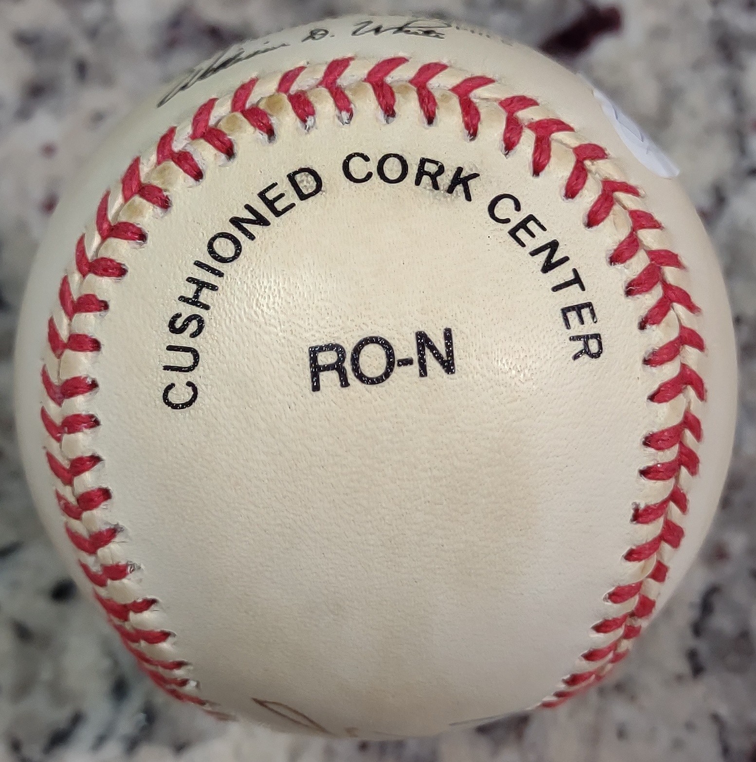 Warren Spahn Johnny Sain Signed Rawlings National League Baseball RONLB JSA COA