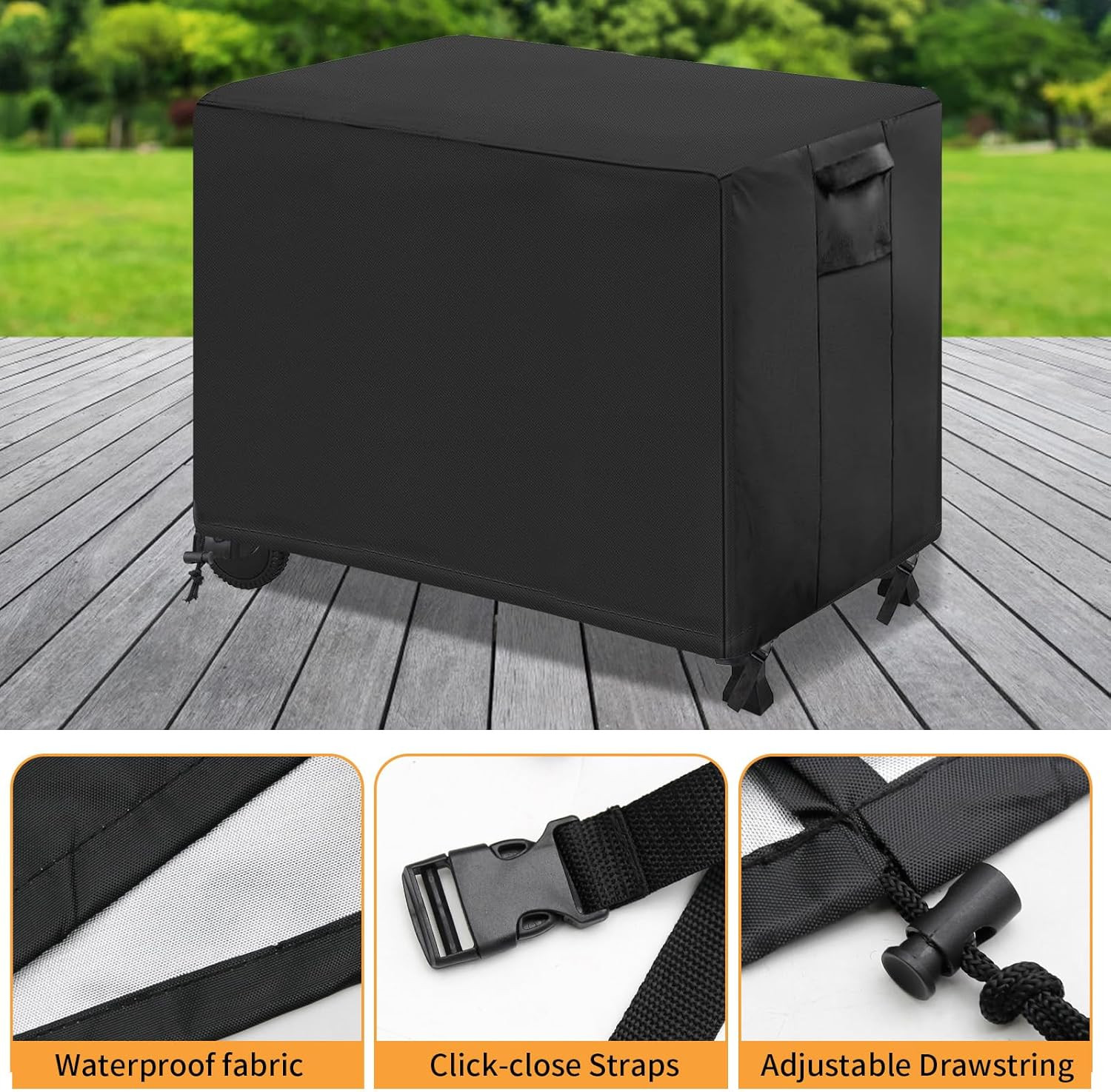 Outdoor Prep Table Cover，36''L X 24''W X 35''H Waterproof Stainless Steel Table