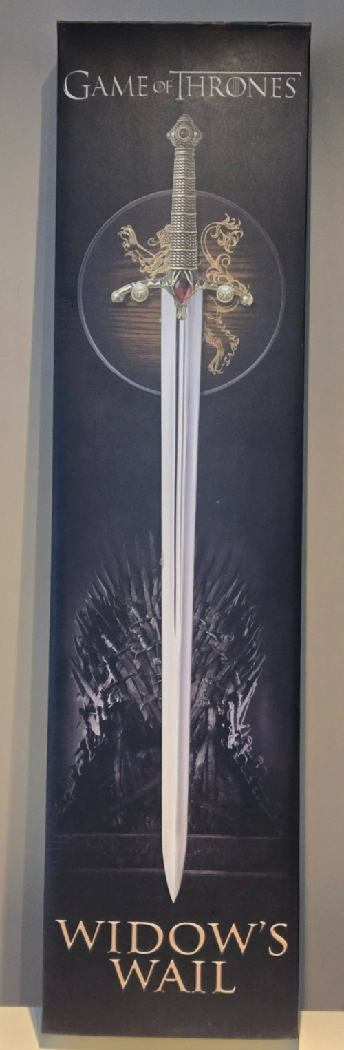 Game of Thrones Valyrian Steel WIDOW'S WAIL Sword Replica w/ boxes