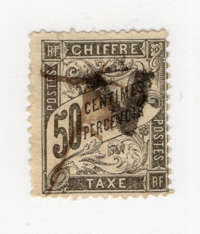 France - Sc# J21 Used (tear)          /          Lot 0326052