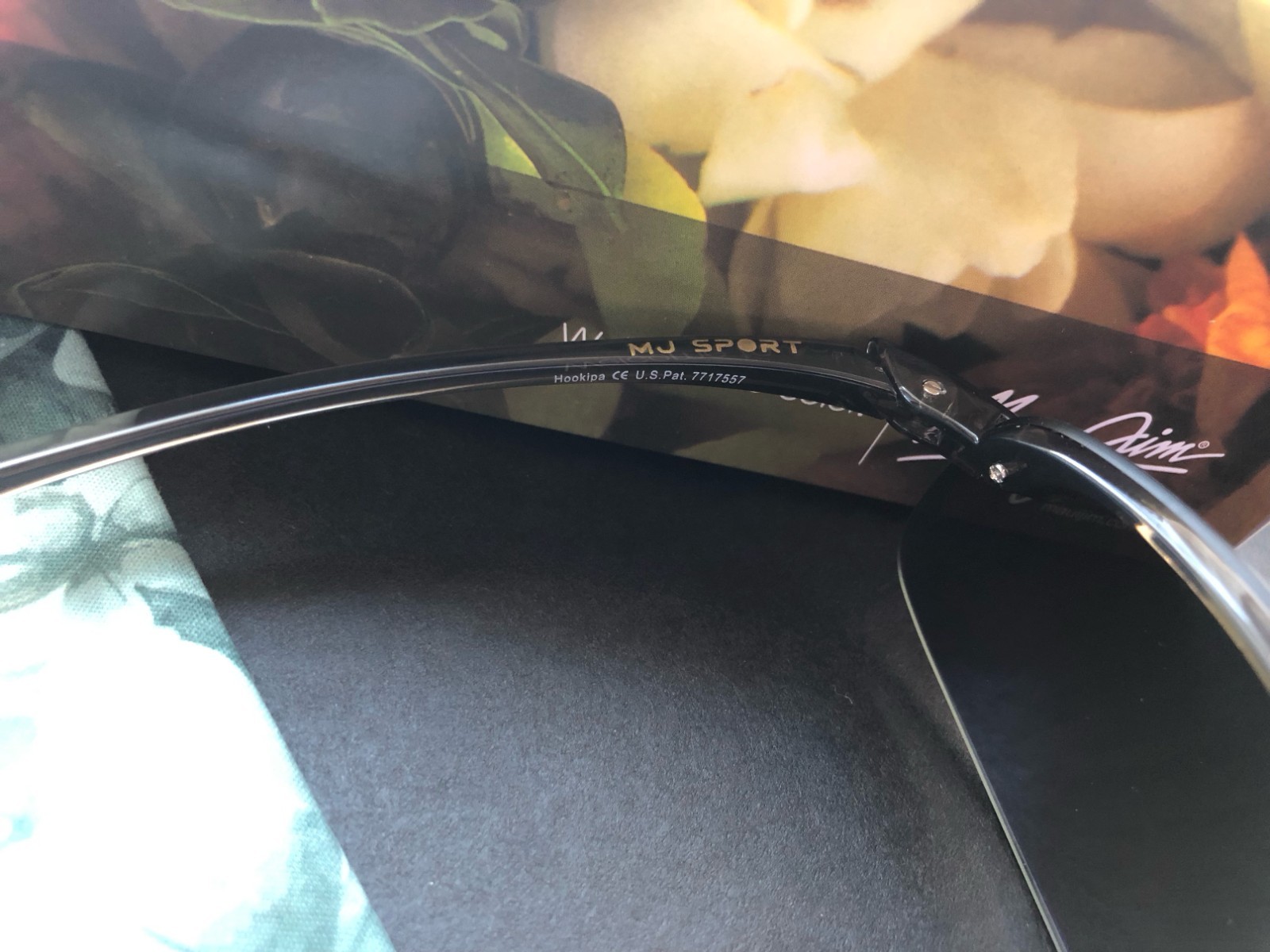 Maui Jim Sunglasses B407-11 Ho'okipa Grey Frame / Blue Hawaii Polarized Lenses