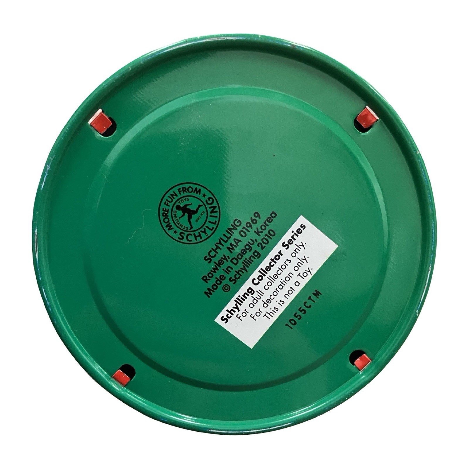 Schylling Retro Tin Type Rotating Ride A Rocket 2010 Interactive Toy - WORKS