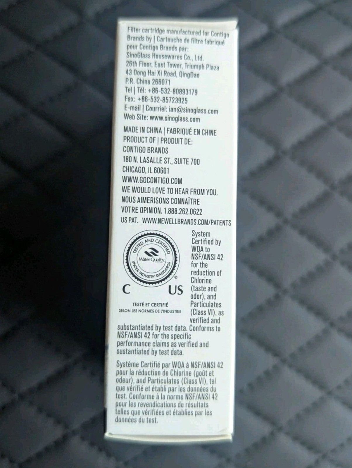 Contigo Filtration Wells Water Bottle Replacement Filter Set Of Two Cartridges