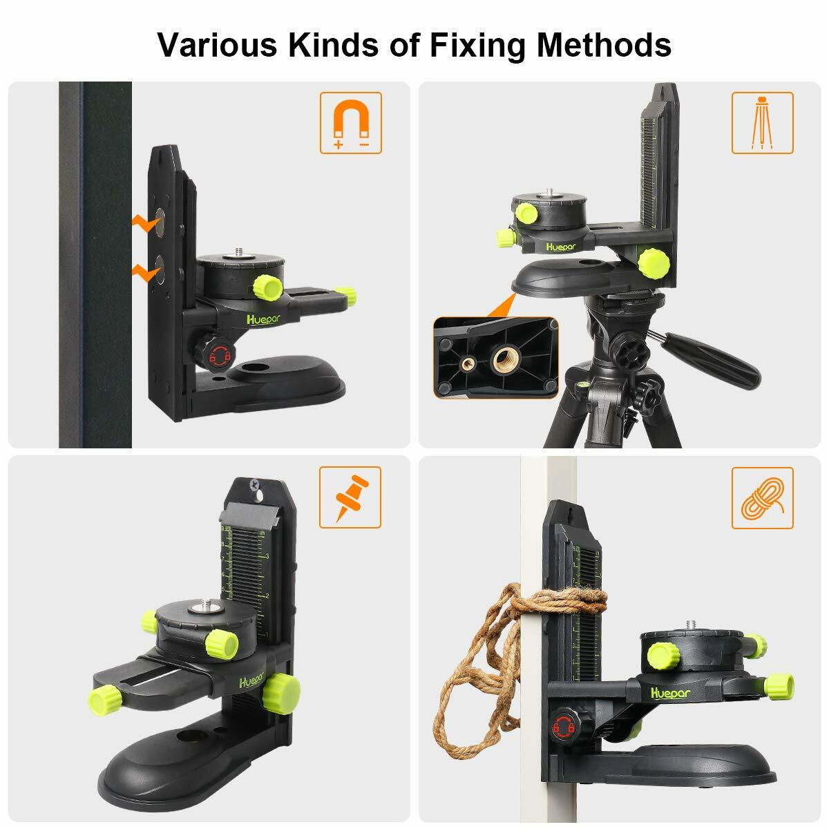 Fine-tuning Bracket Laser Level Adapter Multifunctional Magnetic Pivoting Base